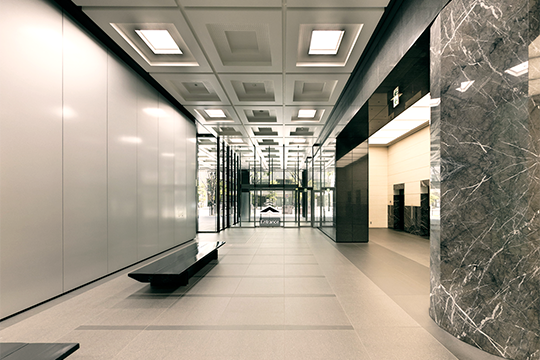 オフィスビル内観